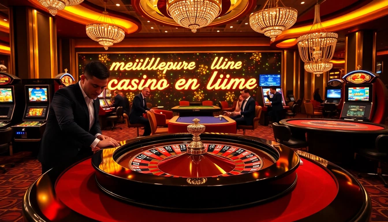Découvrez l'excitation de la meilleure casino en ligne avec une action palpitante de roulette et de poker.