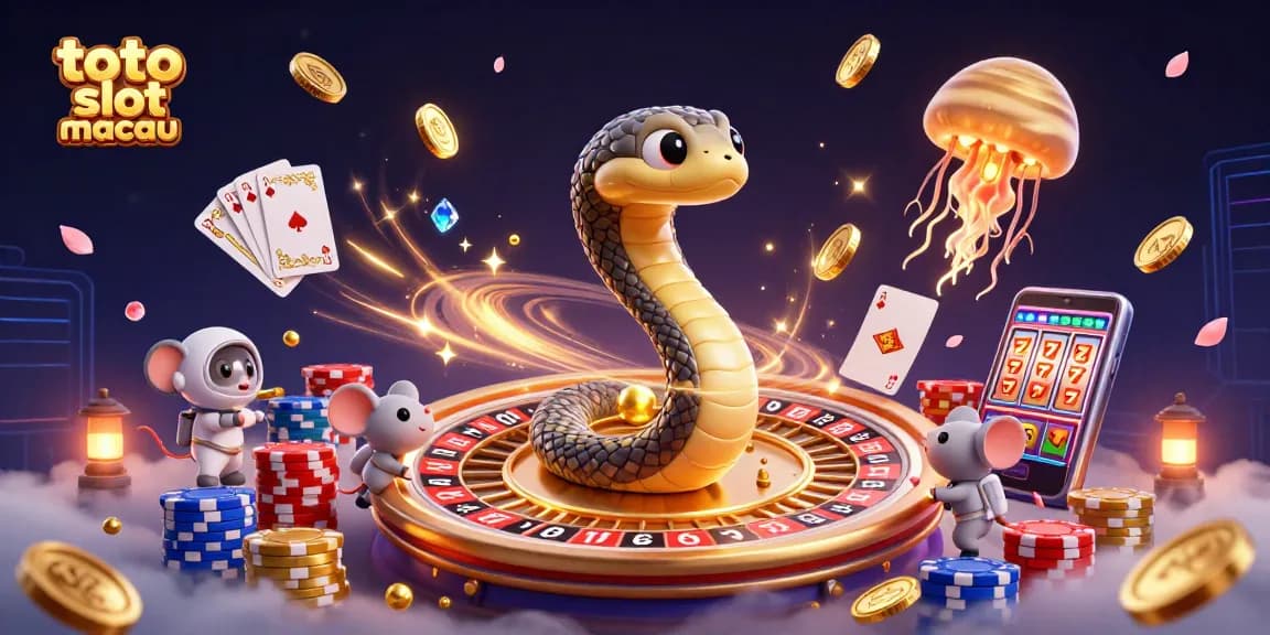 Experience thrilling gaming at toto slot macau with energizing images of players and slots.