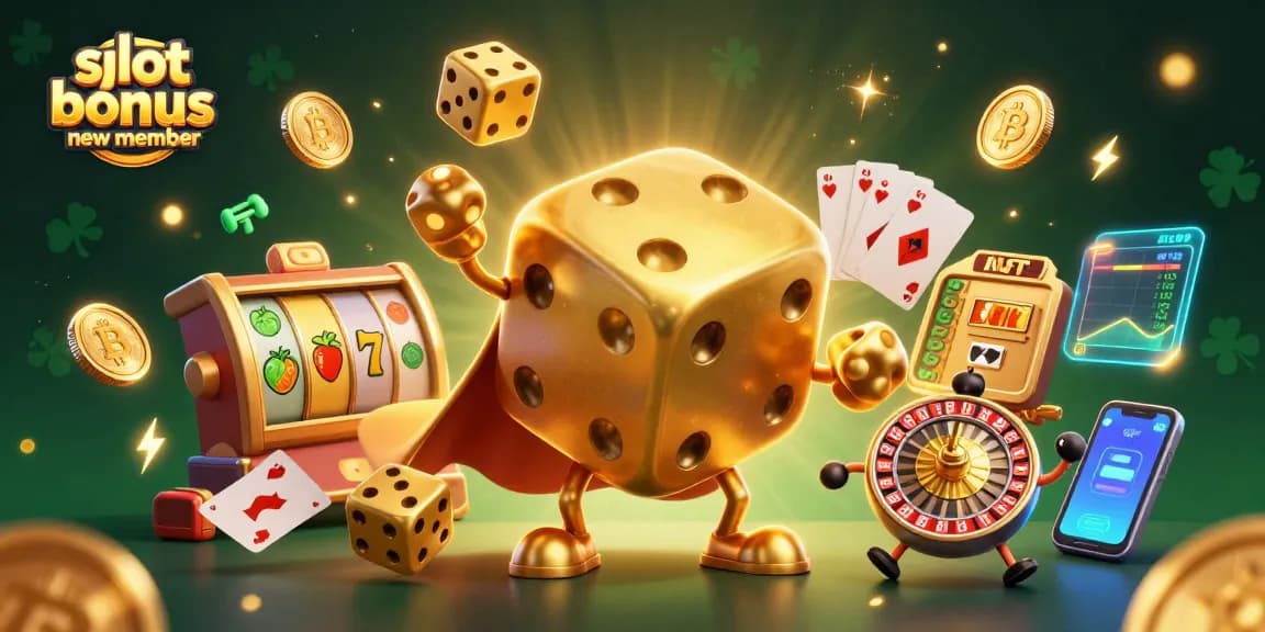 Experience thrilling wins with the slot bonus new member alongside vibrant casino elements.