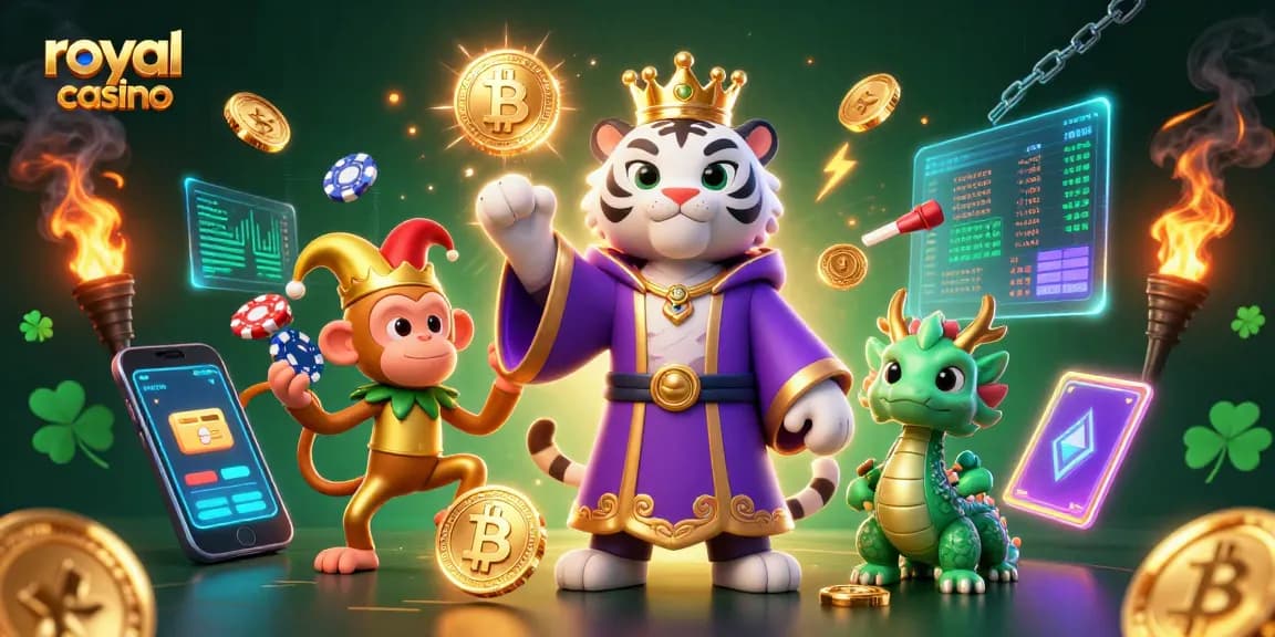 Experience the excitement of royal casino with vibrant characters and immersive gaming elements.