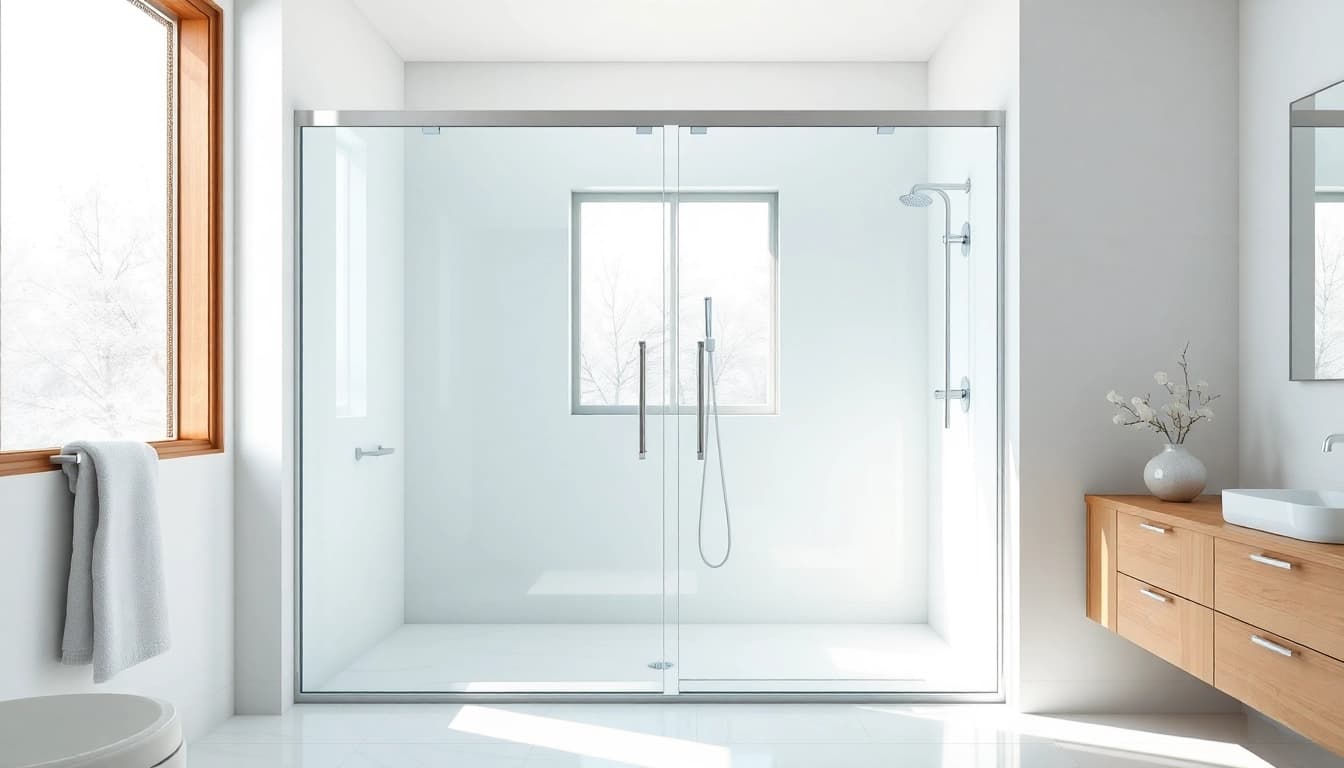 Enhance Your Space with Stylish Sliding Shower Doors