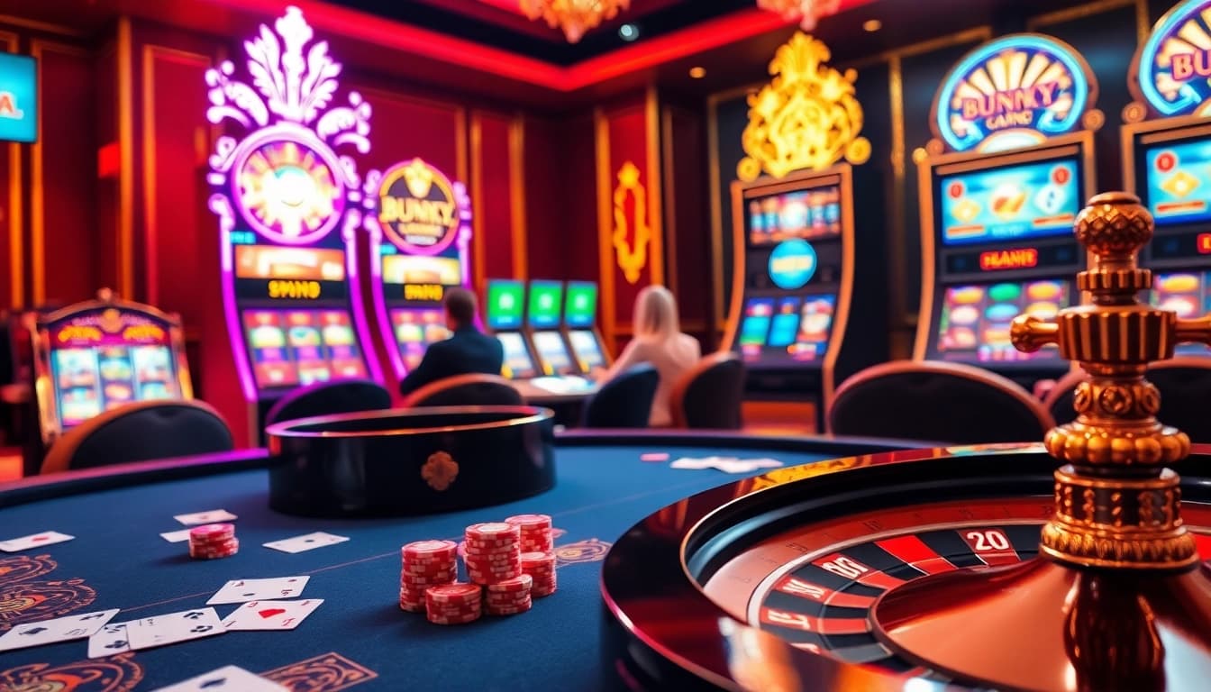 Players engaging in thrilling games at https://taigo88.team/ casino, showcasing excitement and luxury in gambling.