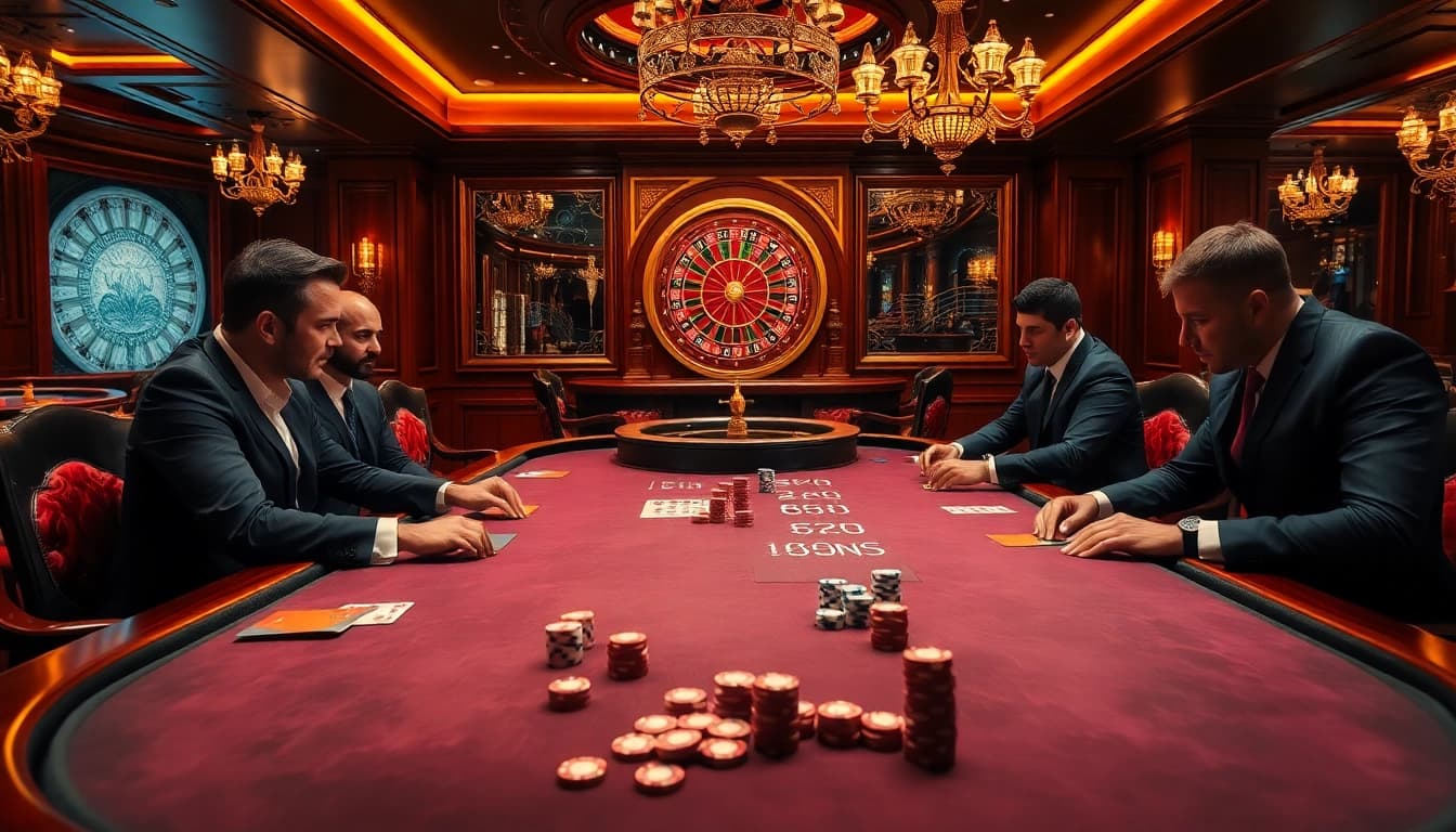 Experience the thrill of high-stakes poker at a luxurious casino featuring the ph22255 Link.