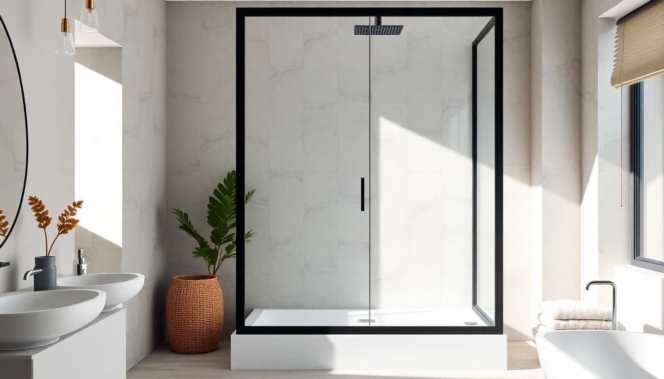 Installer une paroi de douche sirhona élégante pour une salle de bains moderne et fonctionnelle.