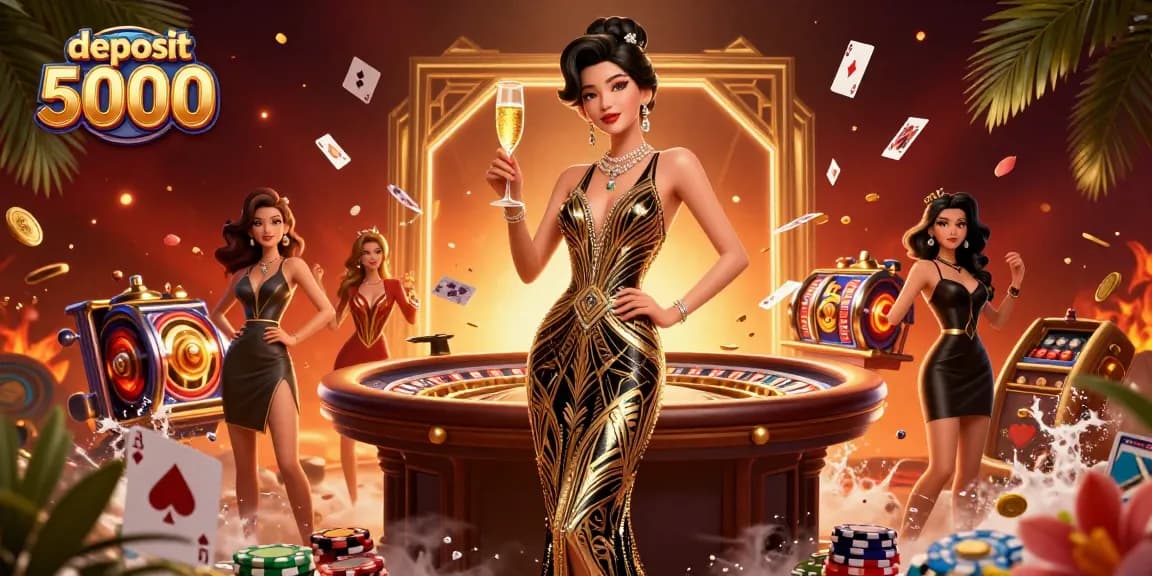 Experience the thrill of gambling as you deposit 5000 at vibrant online casinos.