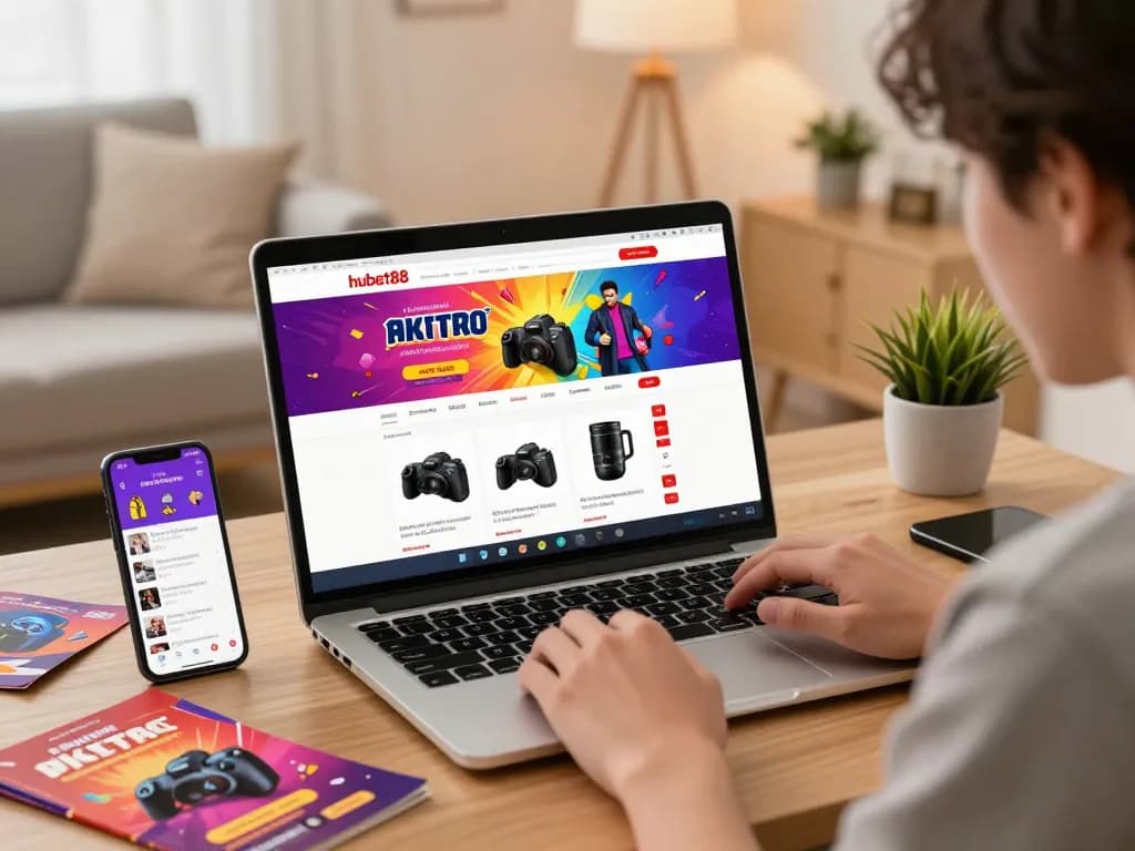 Discover the engaging hubet88 platform in a cozy online shopping atmosphere.