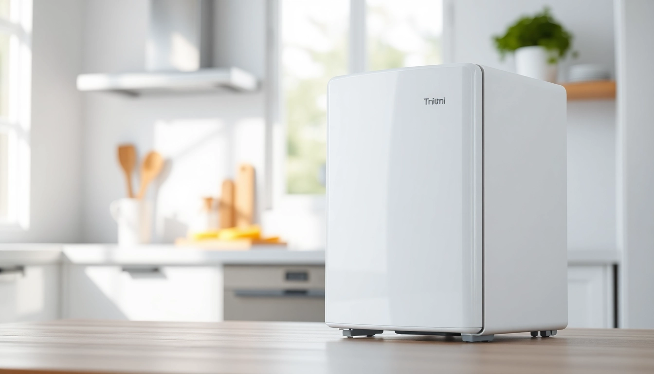 Enhance your kitchen with an affordable mini fridge and freezer showcasing modern design and compact size.