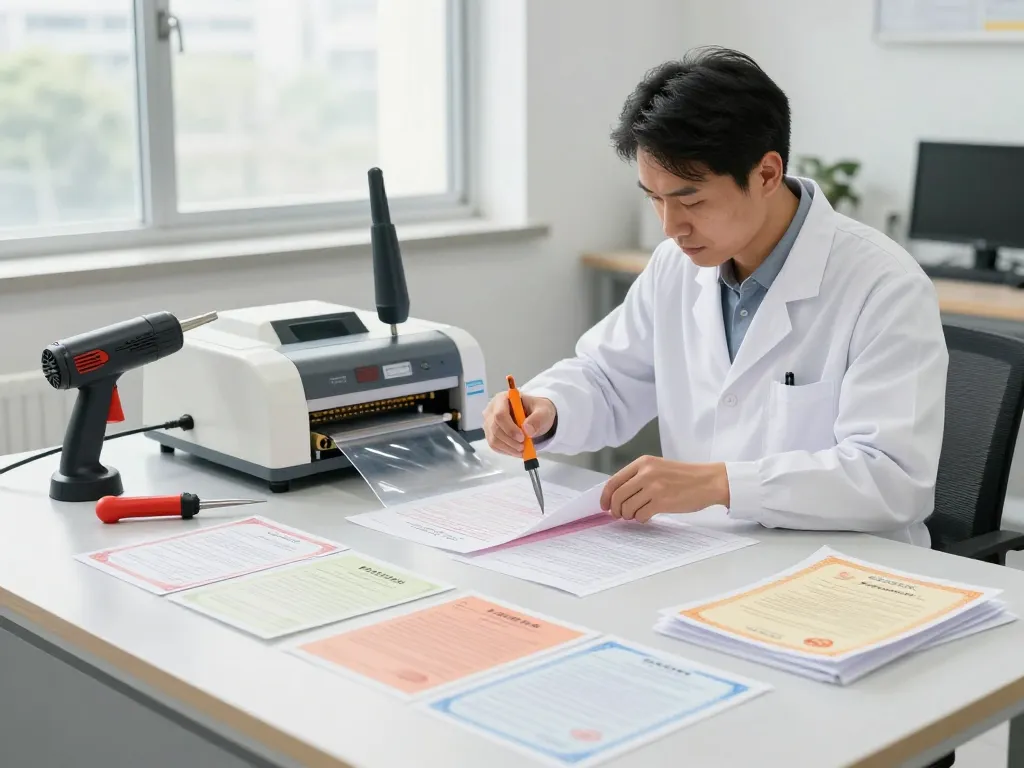 bóc giấy ép uy tín hà nội document restoration process with advanced tools and expert technician in a modern workspace.