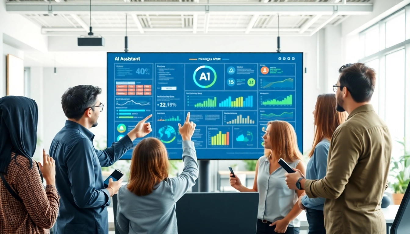 Enhance productivity with an ai assistant for enterprise teams while collaborating in a modern workspace.