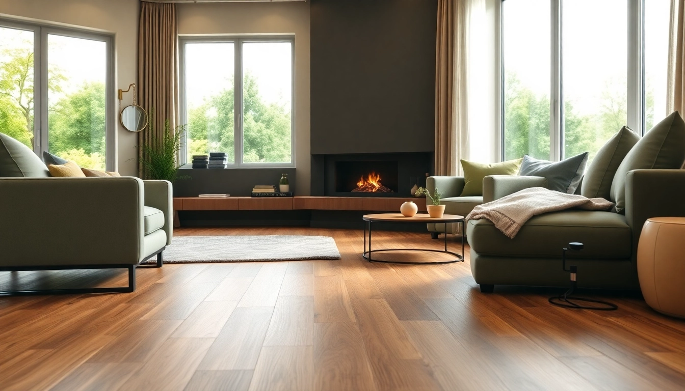 Showcasing the best lvp flooring in a modern living room with stylish decor.