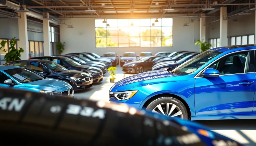 Browse options to buy a car in a well-lit professional showroom