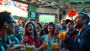 실시간스포츠중계를 즐기고 있는 다양한 성별 및 연령대의 팬들
