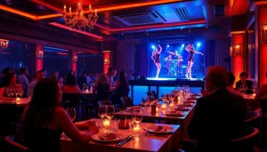 Experience Dinner sxm at Club Noir, with elegant dining, captivating performances, and signature cocktails in a vibrant nightlife setting.