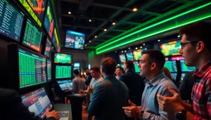 Highlighting online sportsbooks South Carolina through a lively sports betting atmosphere.