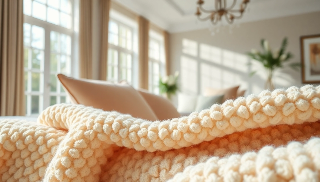 Ontdek de luxe en textuur van bouclé stof in een stijlvolle woonkamer.
