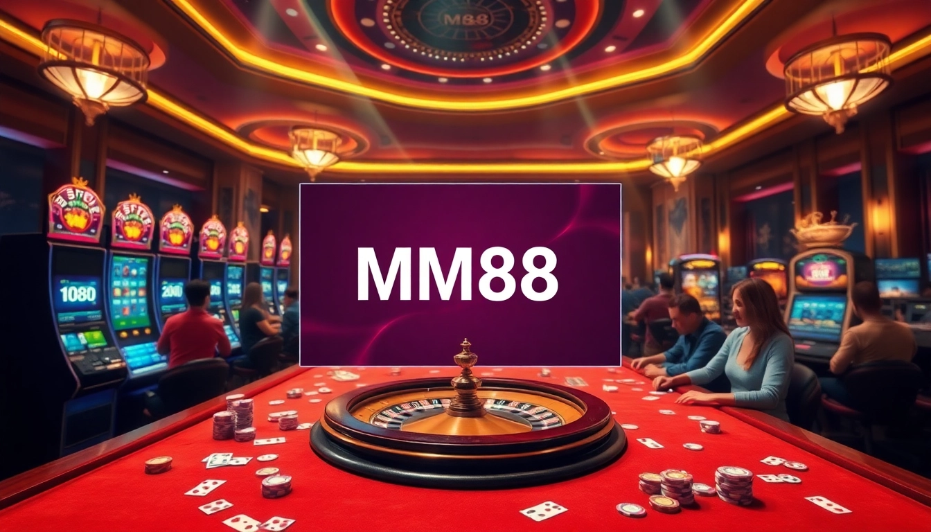 Experience the excitement of winning at MM88 today with various casino games and vibrant visuals.