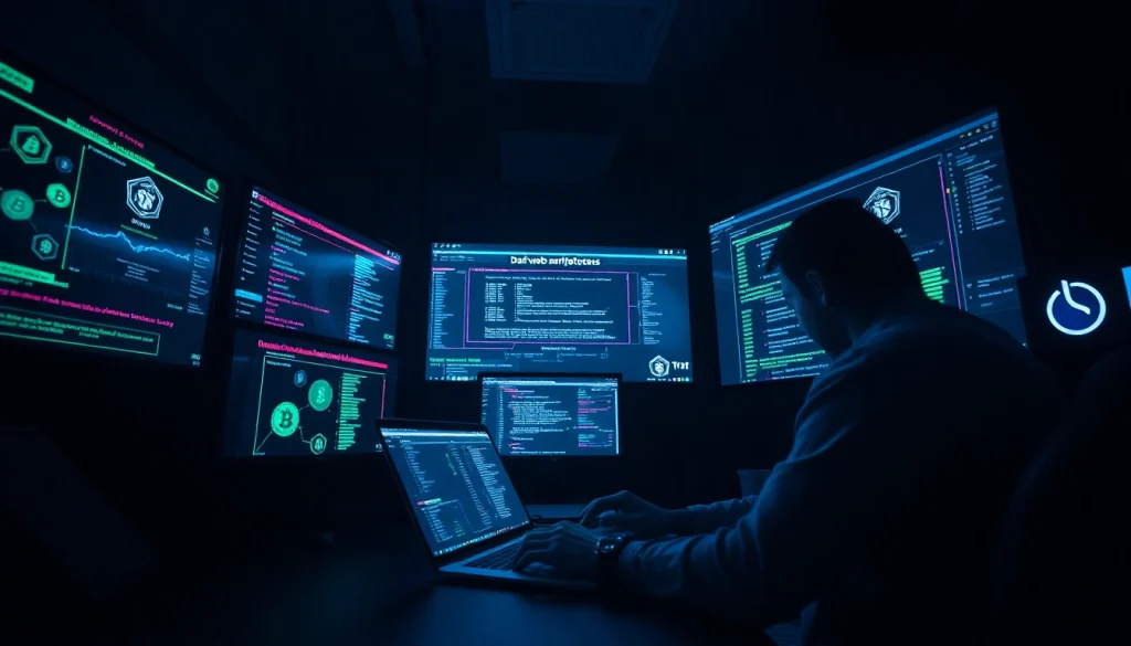 Investigation scene on dark web busts, questioning if is hidden wiki illegal.