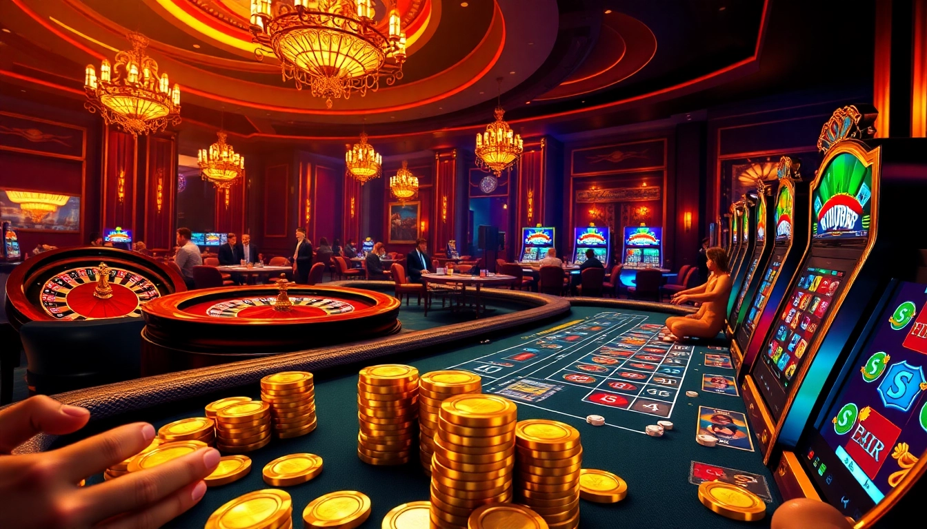 Experience luxury gaming at Soibet with vibrant casino elements and thrilling action.