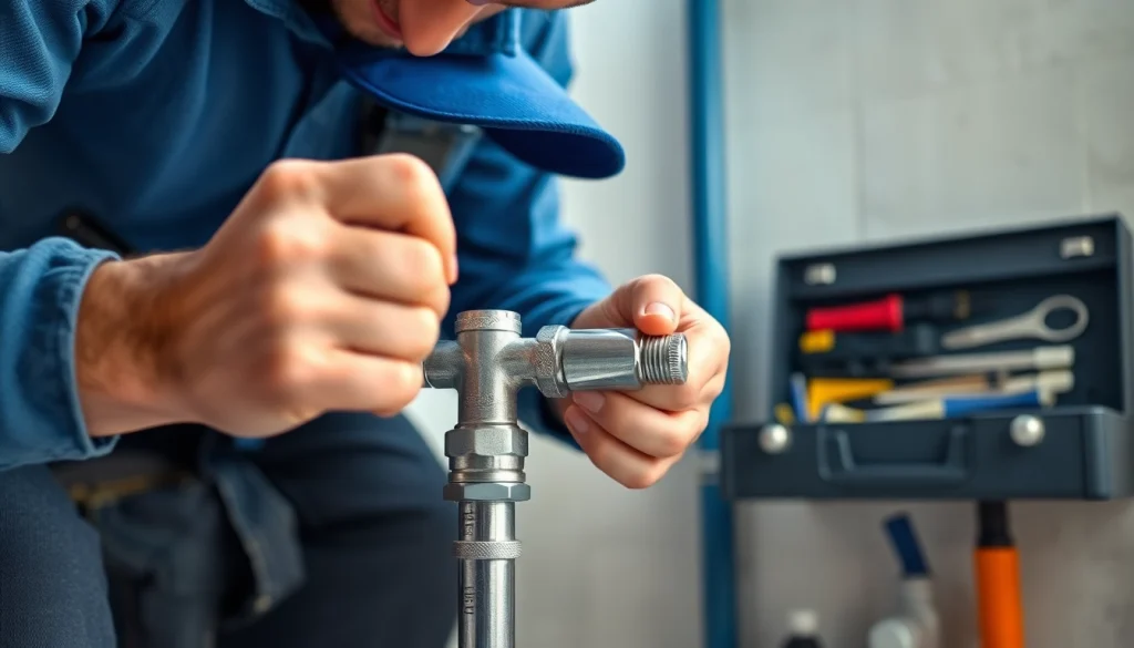 Experienced technician performing Whole House Repiping Saint Petersburg FL with precision in a residential setting.