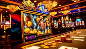 Rasakan kegembiraan Slot Zeus dengan grafik yang hidup dan elemen kasino bertema.