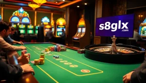 Experience the thrill of gaming at https://s8glx.com with vibrant roulette tables and poker games.