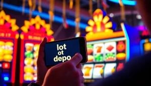 Menikmati pengalaman menang dengan slot depo 1k pada ponsel pintar yang penuh warna