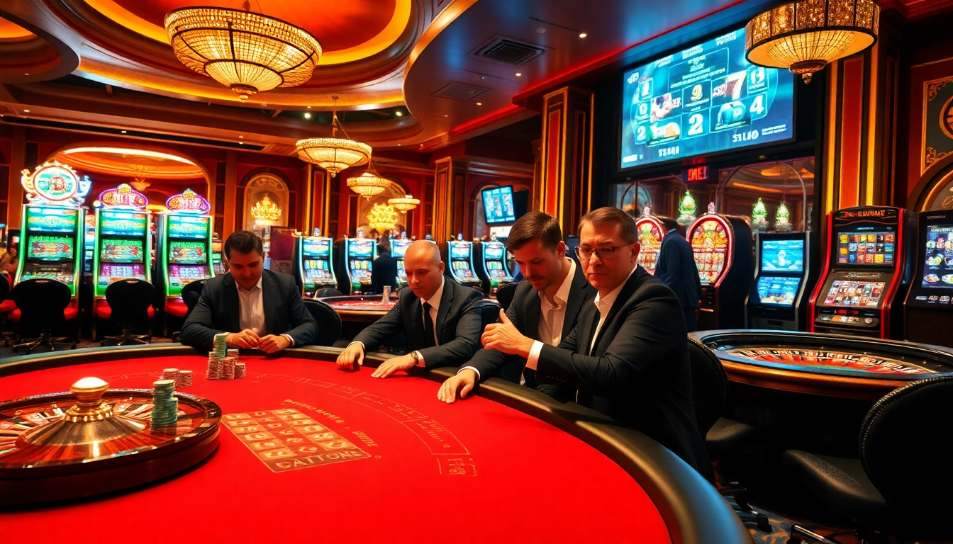 Découvrez l'excitation du meilleure casino en ligne avec des joueurs engagés dans des jeux de poker et de machines à sous palpitants.