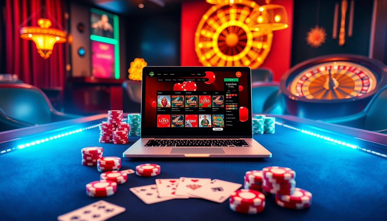 Vivez l'excitation du meilleure casino en ligne avec des jetons de poker vibrants et une configuration de jeu en ligne dynamique.