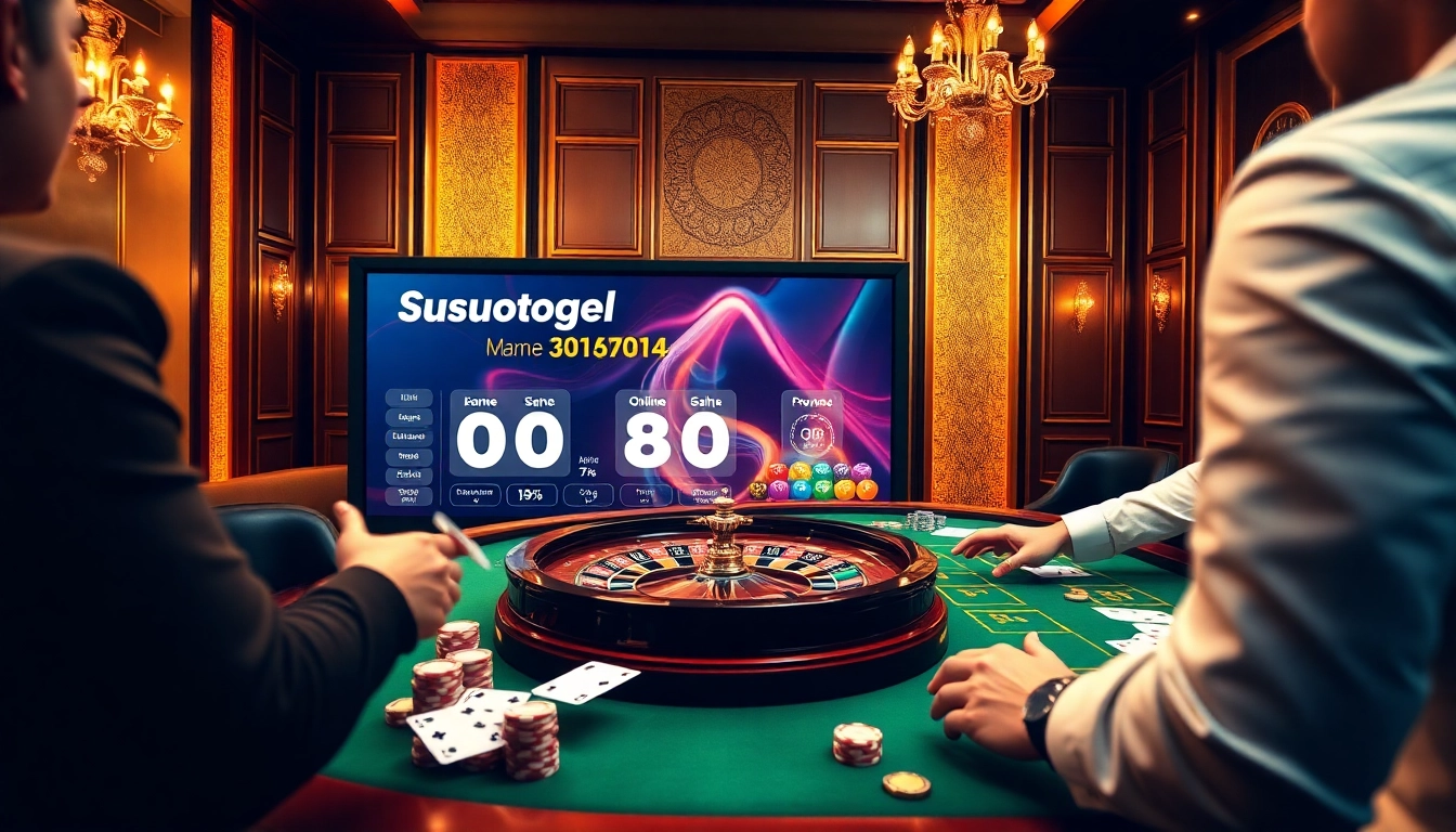 Rasakan pengalaman bermain sumotogel dengan meja kasino yang hidup dan elemen taruhan online yang menarik.