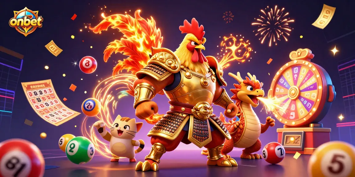 Win big with Onbet: an exciting online casino experience featuring vibrant game elements.
