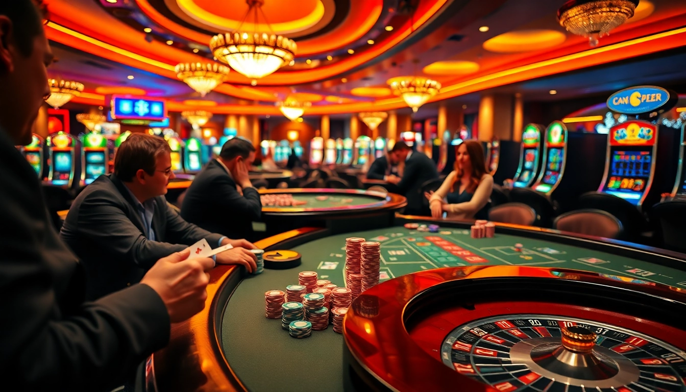 Permainan kasino dengan bbni4d di meja poker dan tumpukan chip warna-warni yang menarik.