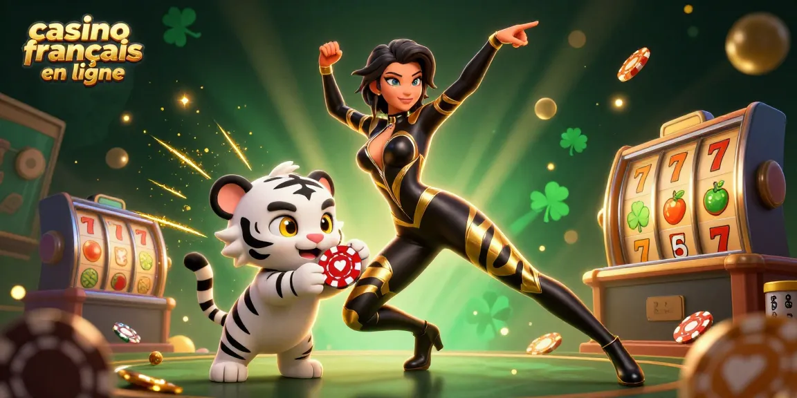 Découvrez l'excitation des casinos français en ligne avec des illustrations 3D vibrantes de jeux et d'enthousiasme