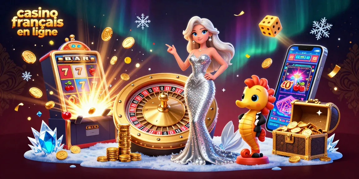 Vivez une expérience de jeu palpitante au casino francais en ligne avec une scène de roulette glamour et des éléments de victoire vibrants.