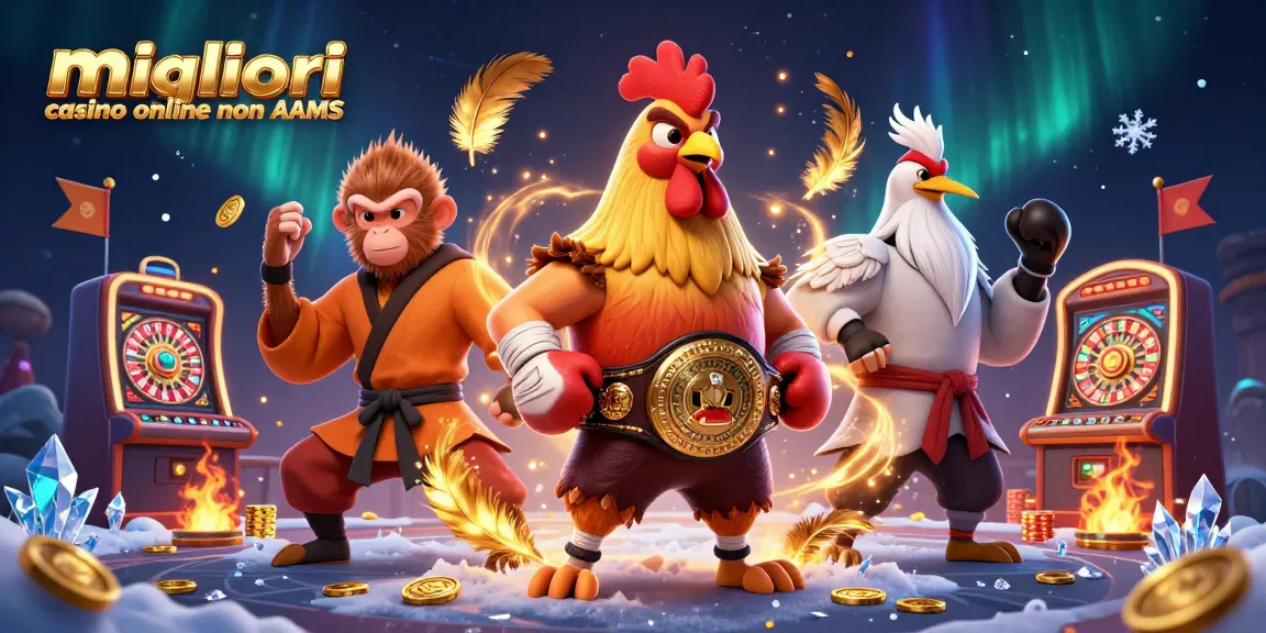 Impegnati con i migliori casino online non AAMS in una scena ricca di azione con elementi di gioco dinamici.