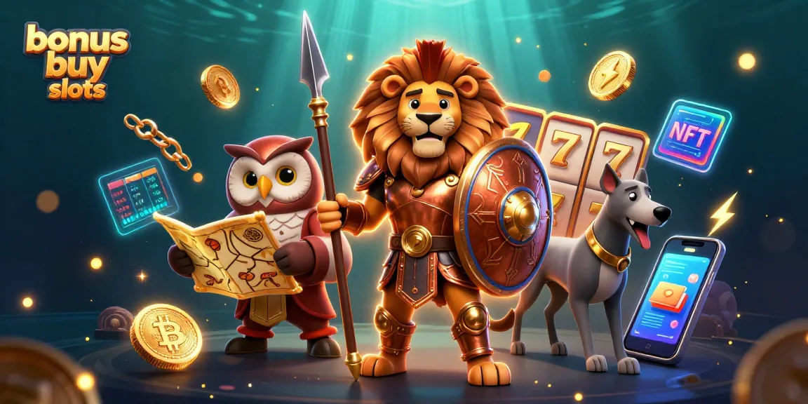 Experience thrilling gameplay with bonus buy slots featuring cartoon characters and vibrant casino elements.