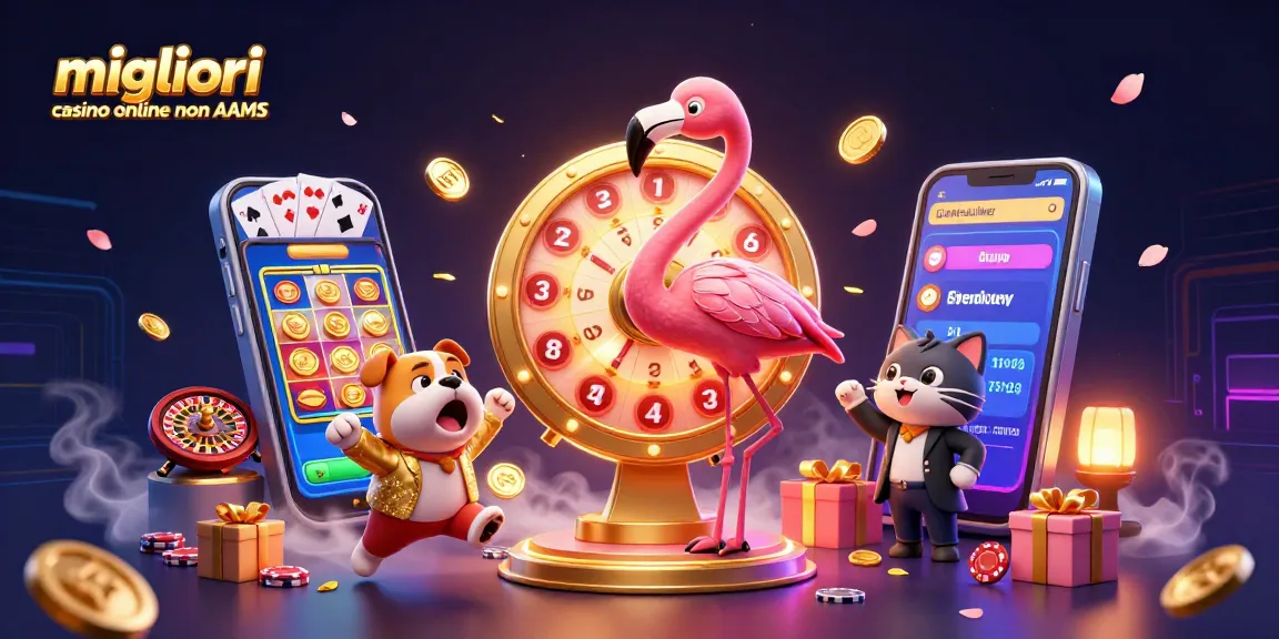 Gioca nei migliori casino online non AAMS con premi entusiasmanti e elementi di gioco colorati.