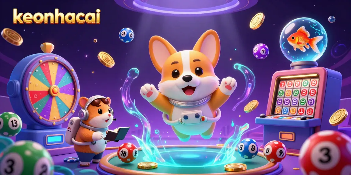 Engage with keonhacai's vibrant sports betting scene featuring dynamic characters and effects.