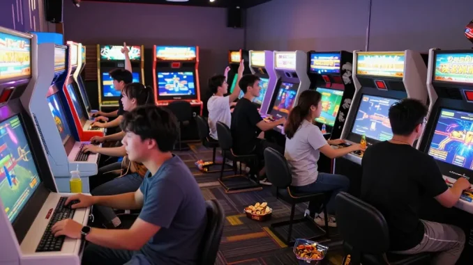 Pengalaman gaming di https://truewealthbooks.com/ dengan pemain menikmati permainan dan suasana ceria.