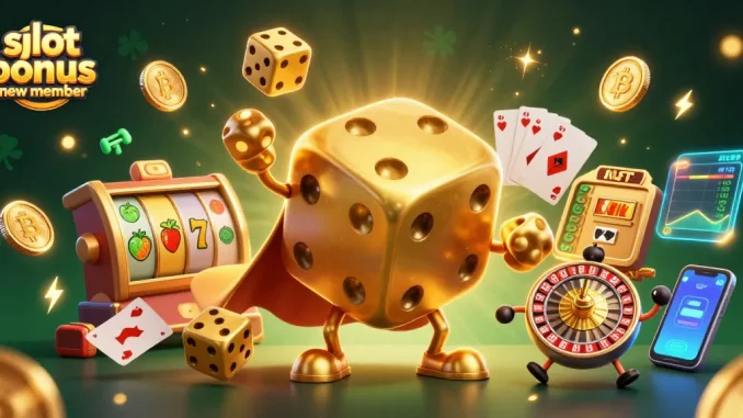 Experience thrilling wins with the slot bonus new member alongside vibrant casino elements.